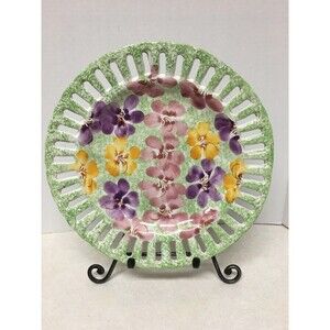 Jay Willfred Andrea by Sadek Art Pottery Decorative Plate - Portugal - 11 1/2"